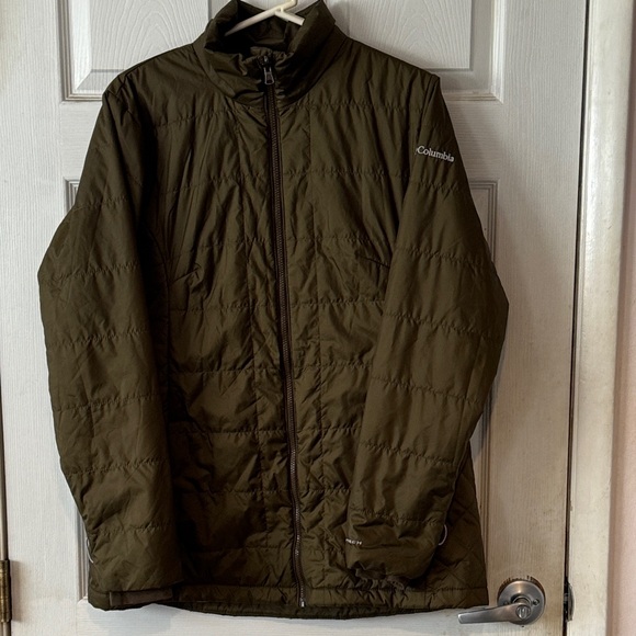 Columbia Jackets & Blazers - Columbia Olive Green Ladies Quilted Puffer Jacket Sz XL